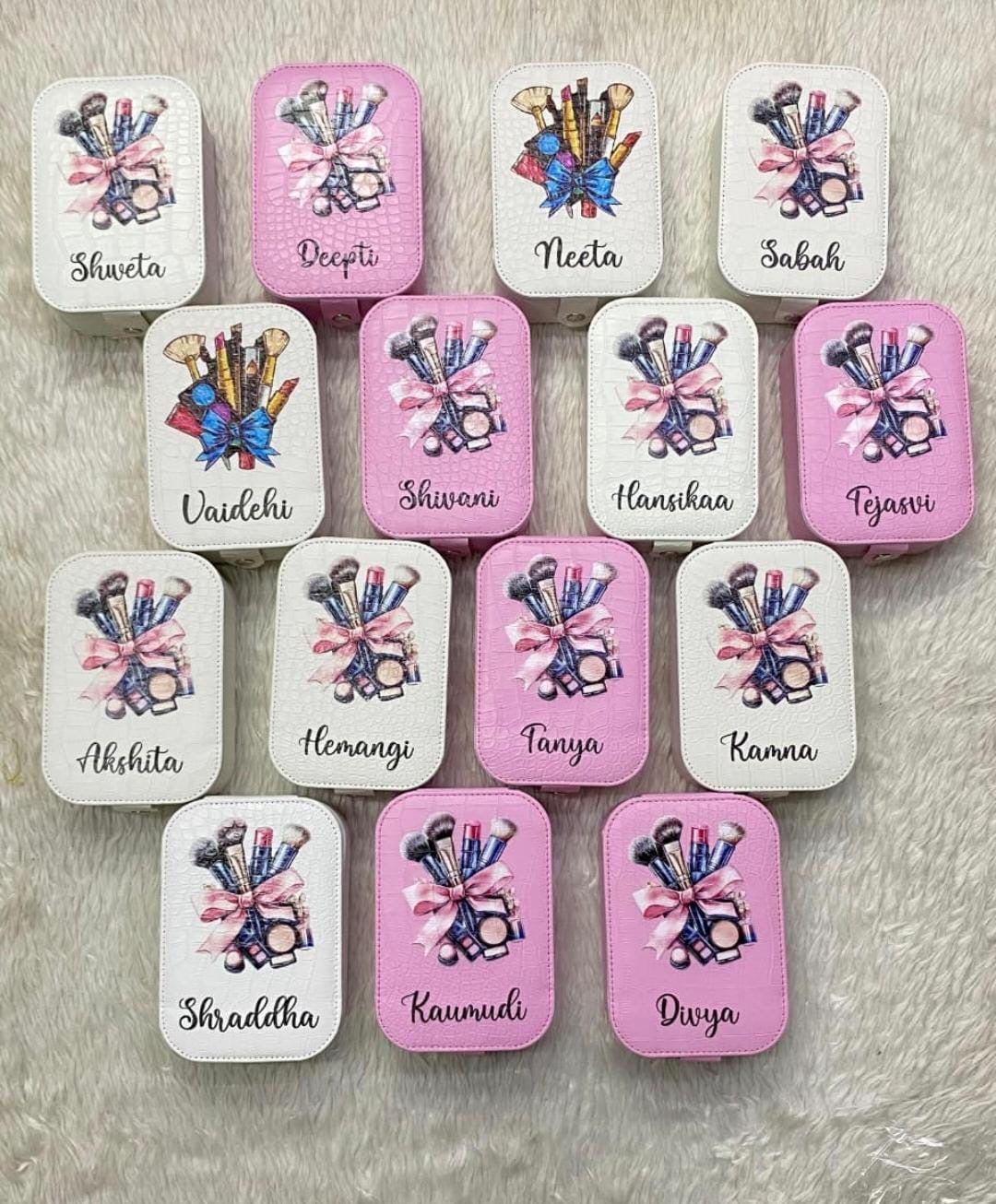 Personalised LED Makeup Organiser