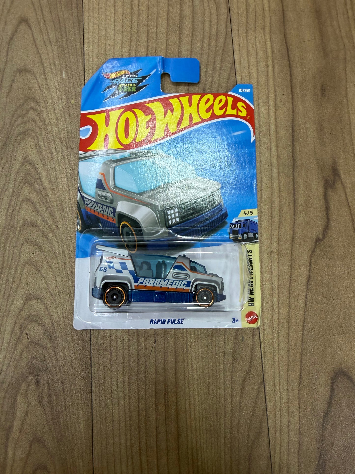 SINGLE HOTWHEELS CAR- RAPID PULSE