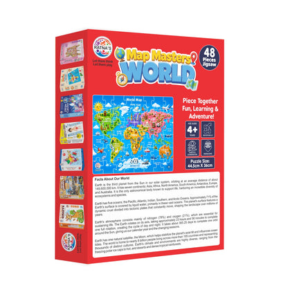 🗺️ MAP MASTERS OF WORLD JIGSAW PUZZLE 🗺️