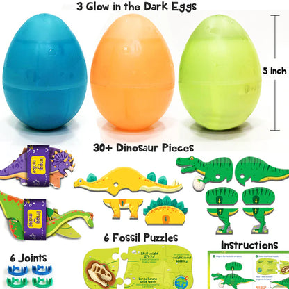 Imagimake Dinos & Eggs - Set of 3