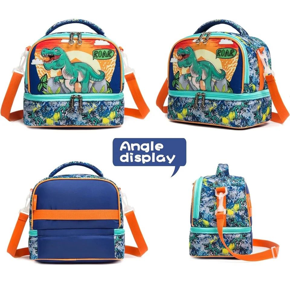 Insulated Lunch Bag – Spacious, Durable & Waterproof With Dual Compartment