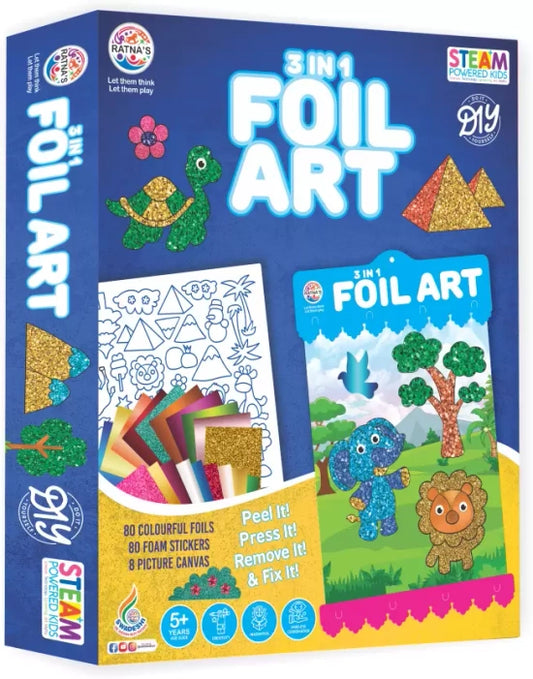 Ratnas 3 in1 Foil Art- DIY Kit
