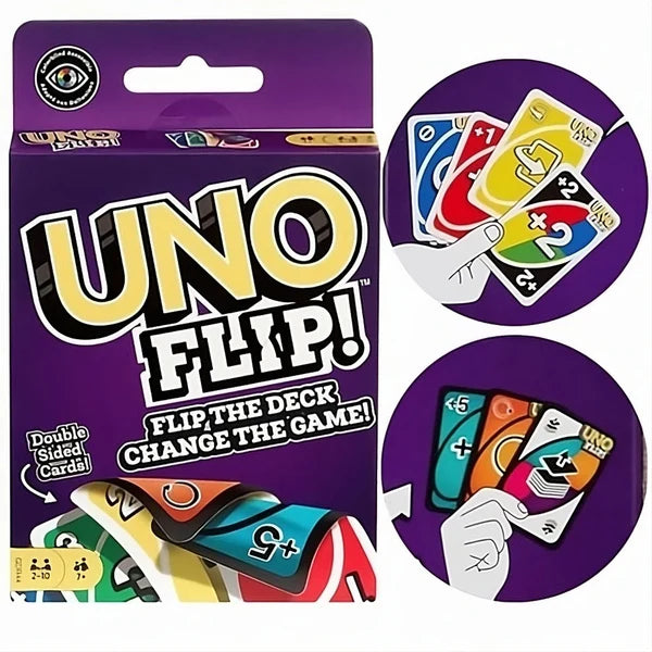 Mattel Games UNO Greatest Hits Gift Pack with 3 Card Games, UNO, UNO Flip & UNO Show ‘em No Mercy for Kids, Teens, Grown-Ups & Family Nights & Parties