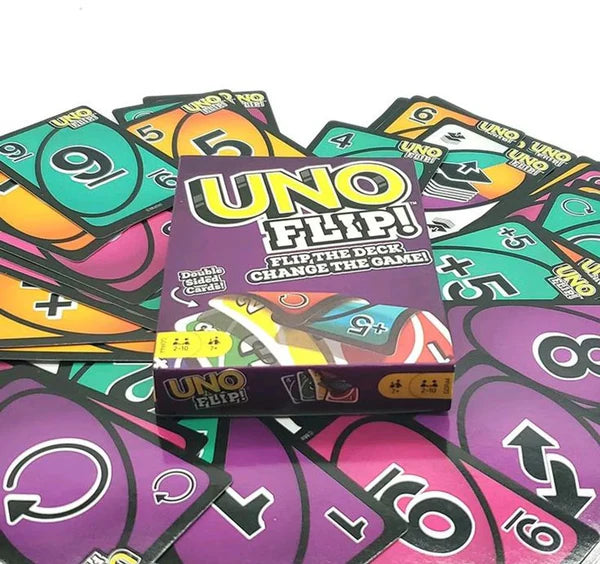 Mattel Games UNO Greatest Hits Gift Pack with 3 Card Games, UNO, UNO Flip & UNO Show ‘em No Mercy for Kids, Teens, Grown-Ups & Family Nights & Parties