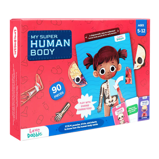 Dabble My Super Human Body- Magnetic Puzzle