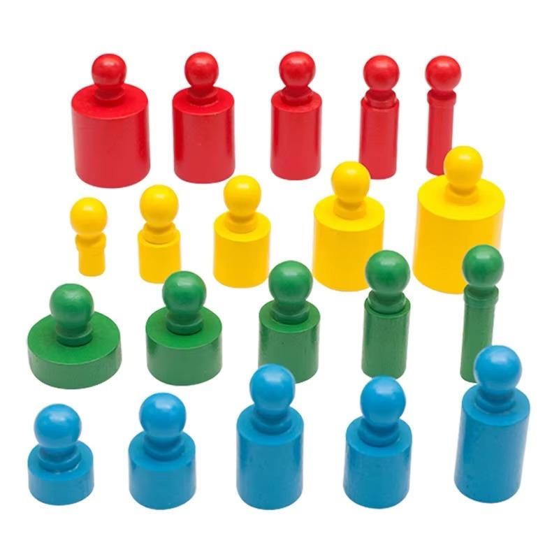 Wooden Knob Cylinders