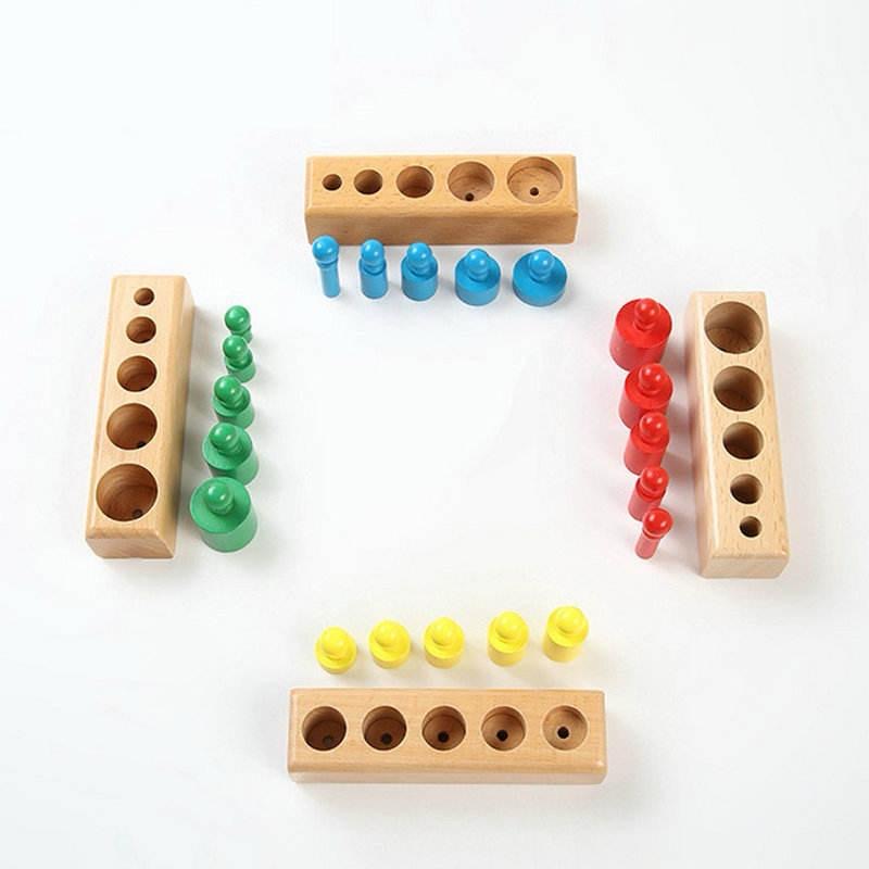 Wooden Knob Cylinders
