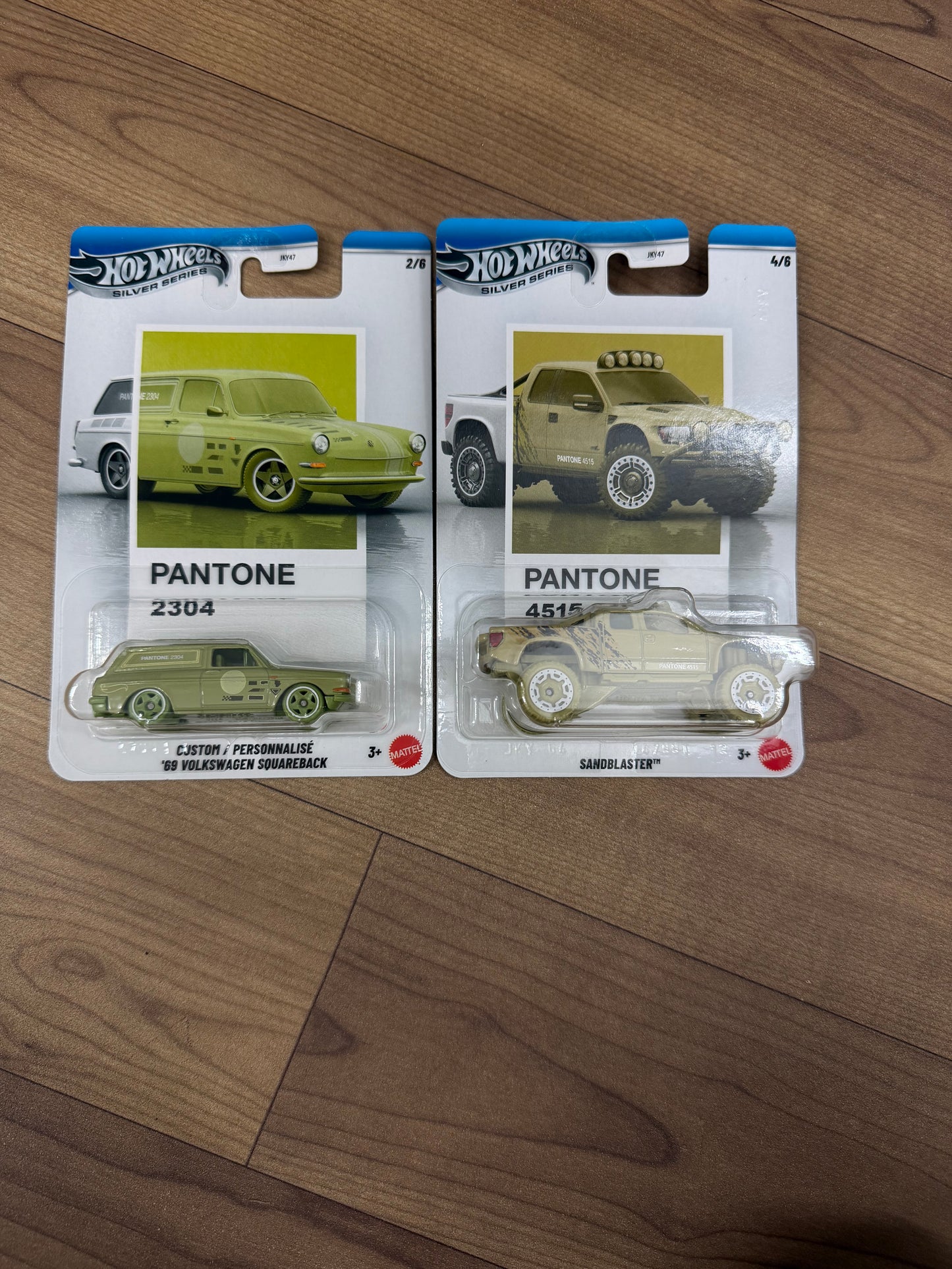 NEW JKY47 (HW  PANTONE AST)- Hot Wheels 2026 Pantone Collection Silver Celebration Series 1:64 Scale