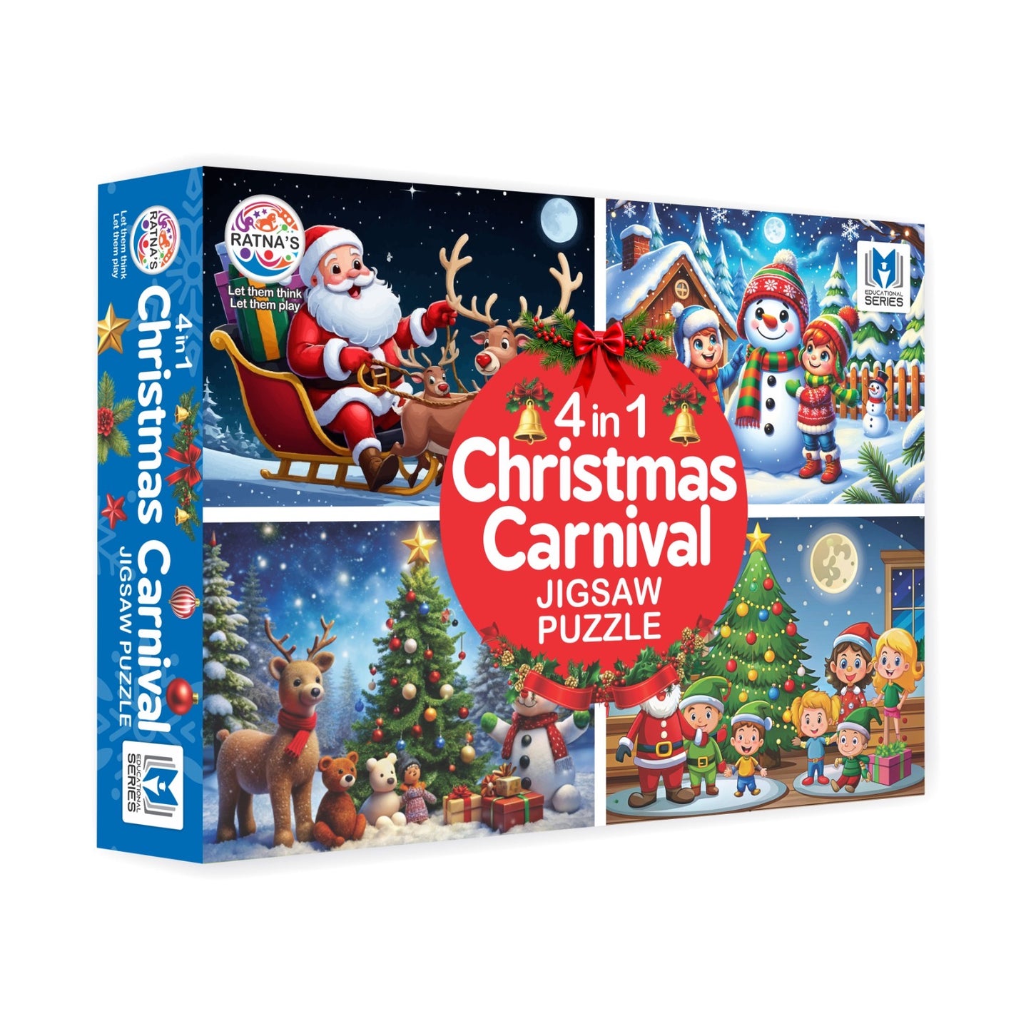 4 in 1 Christmas Puzzle