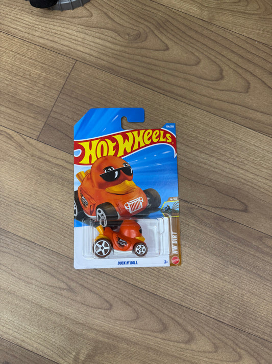 SINGLE HOT WHEELS CAR DUCK N ROLL