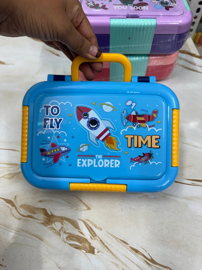 New Stainless Steel Bento Box- Cartoon Prints