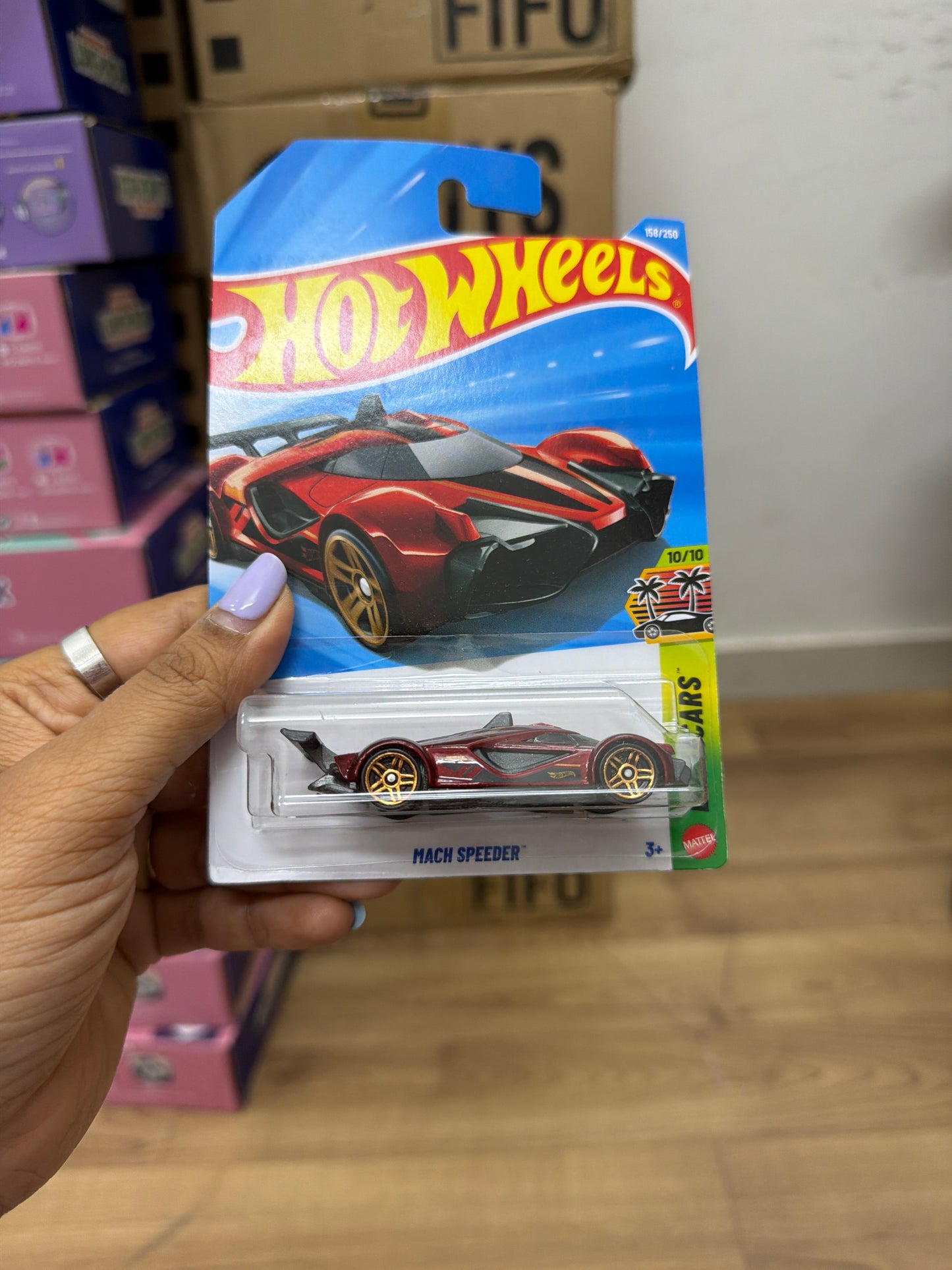 SINGLE HOT WHEELS CAR MACH SPEEDER