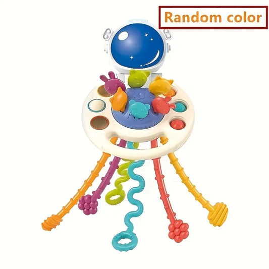 Silicone Pull String Activity Montessori Toy