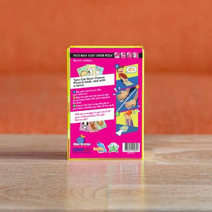 Funskool Taco Back Goat Cheese Pizza – Family Party Game & Travel Card Game | Great Gift for Kids, Teens & Adults | Ages 8+ | 2-8 Players I Taco Cat Goat Cheese Pizza On The Flip Side.
