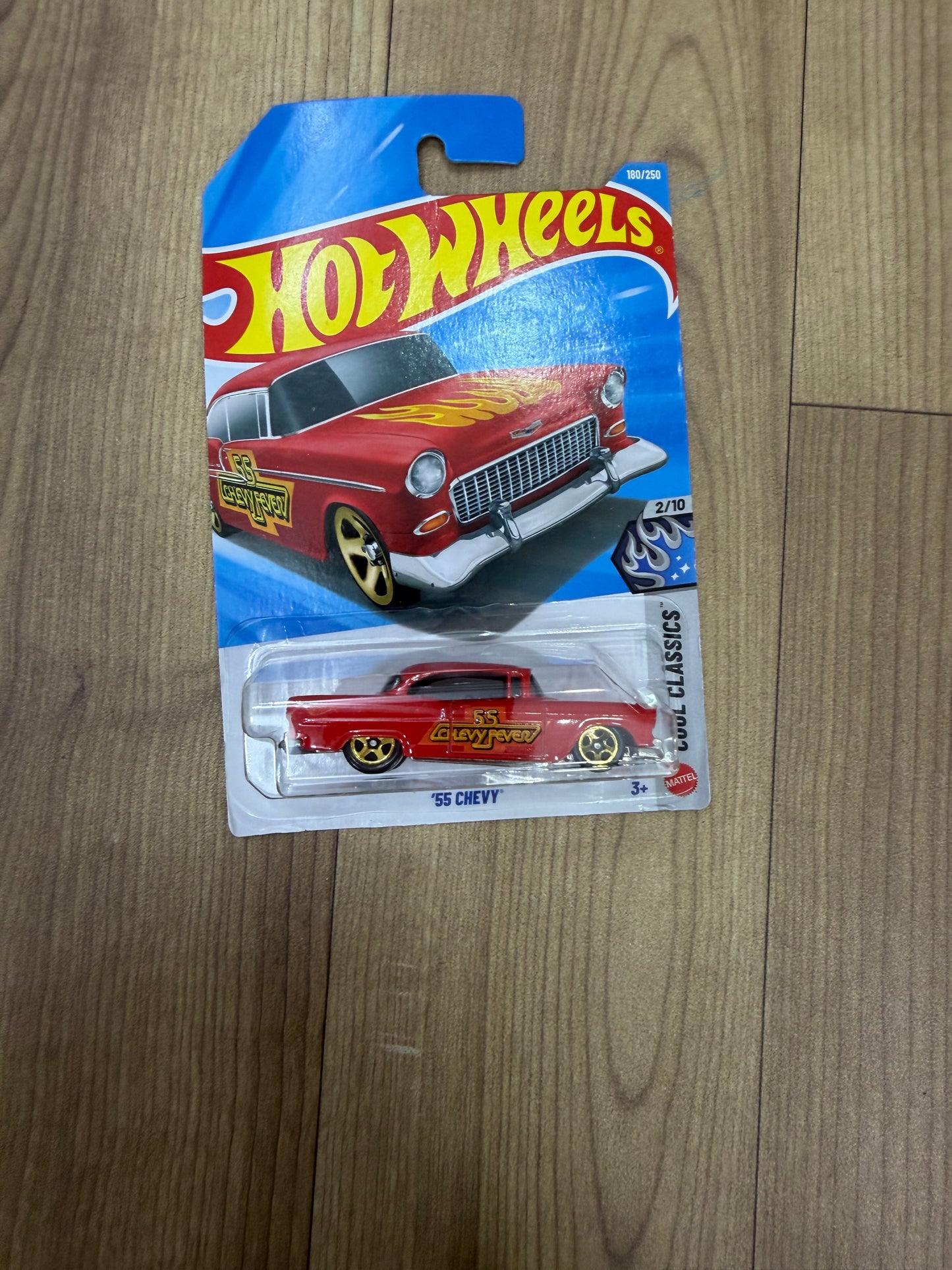 SINGLE HOTWHEELS CAR- 55 CHEVY