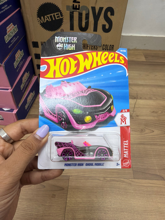 SINGLE HOT WHEELS CAR MONSTER HIGH GHOUL MOBILE