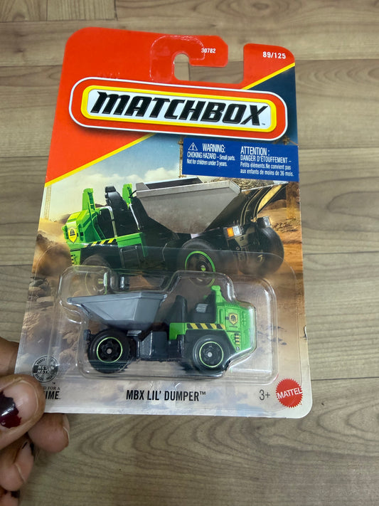 MBX LIL DUMPER- 30782 MATCHBOX SINGLE CAR