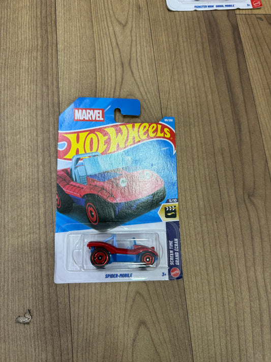 SINGLE HOTWHEELS CAR-  SPIDER MOBILE