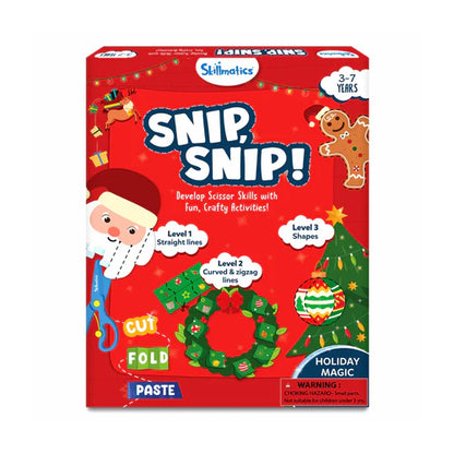 Snip Snip: Holiday Magic | Art & Craft Activity Kit (ages 3-7)