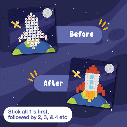 Dotties in Space - Dot Art Kit