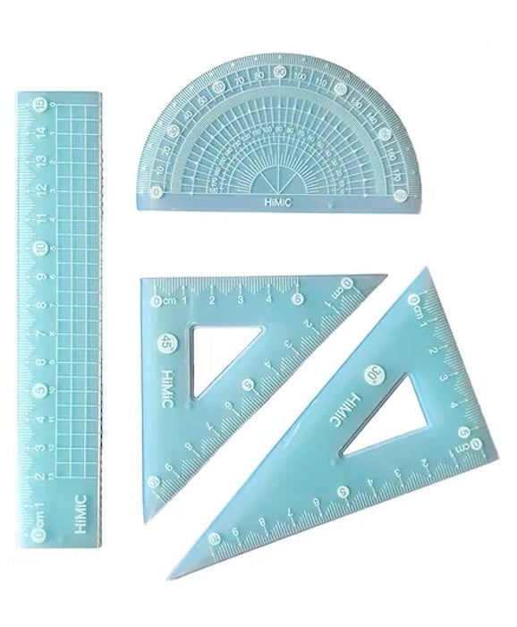 Bedazzled Ruler Pastel Colors Jelly Ruler Set - Perfect for Crafting – Etrending