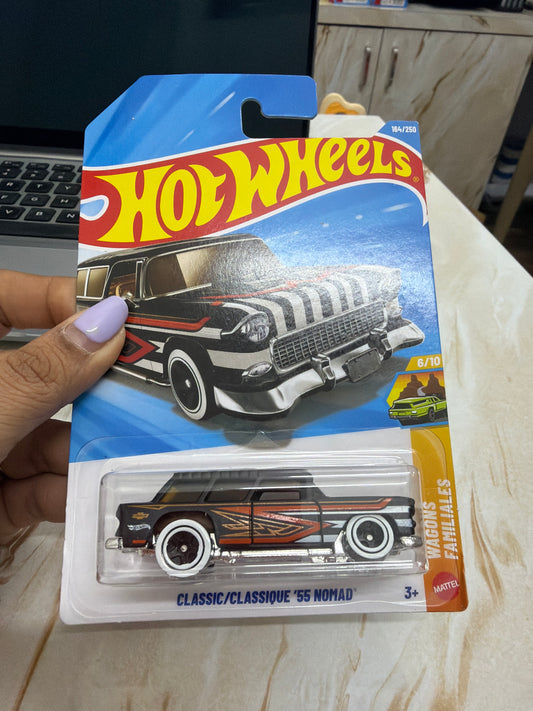SINGLE HOT WHEELS CAR CLASSIC / CLASSIQUE 55 NOMAD