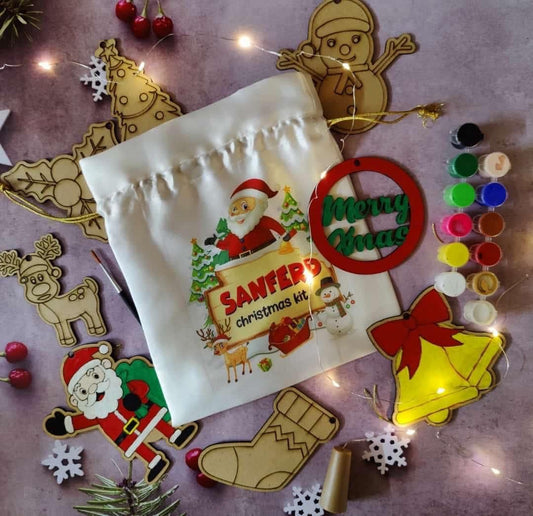 Personlised Christmas DIY Ornament Kit