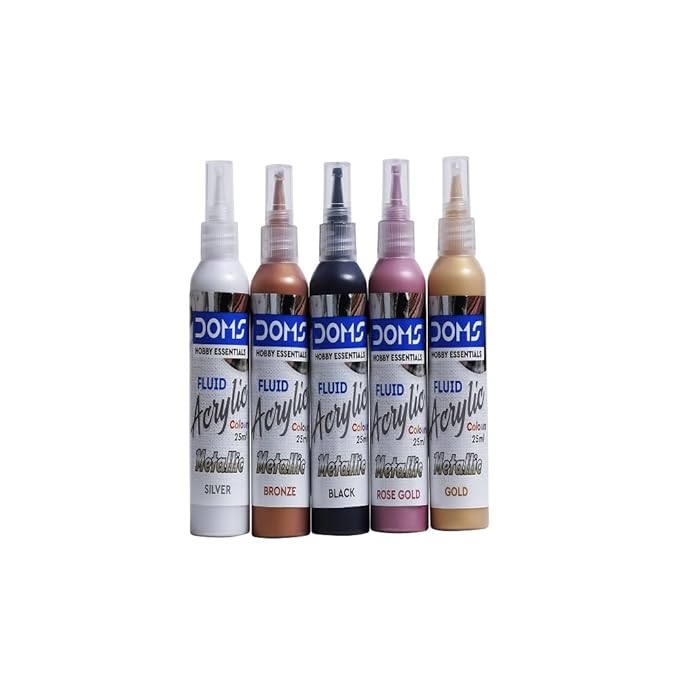 DOMS Metallic Fluid Acrylic Colour