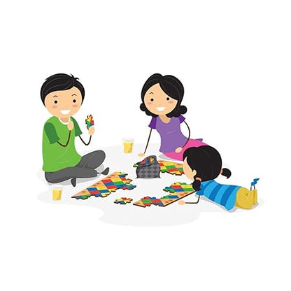 Funskool Games Kid Games, Jigstar, Fun Filled Family Game, A Unique Jigsaw Puzzle Game, 2-4 Players, Ages 6 and Above,