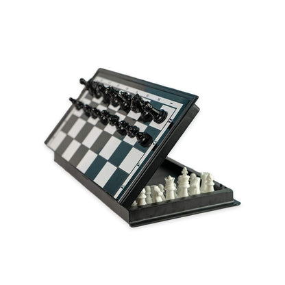 RATNA'S Black & White Magnetic Chess Set for All Ages