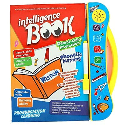 Interactive Sound Book for Kids (Ages 2–7) – Learn Alphabets, Numbers, Shapes & Phonics | Educational Talking Book with Music & Touch Features | Multicolor Learning Toy for Toddlers