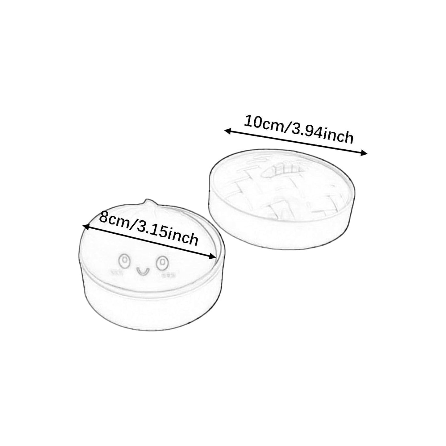 Dumpling Squishy Ball Dumpling Squishy Mystery Box, Cute Big Dumpling Stress Ball, Soft Squeeze Fidget Sensory Toy for Adults & Kids, Anxiety Relief Stress Relief Toy, Fun Desk Toy Gift