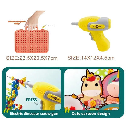 DIY Creative Puzzle Box, 232 Pieces Building Blocks Set, Educational Toy for Ages 3+