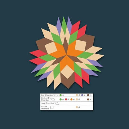 Magnalogix Magnetic Puzzles Kaleidoscope Mandalas