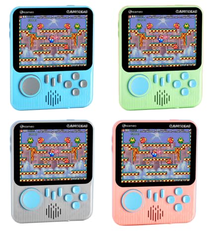 Sameo Gamegear Handheld Video Game Console, Retro Mini Game with 666 Classic Retro Game TV Compatible for Kids, Rechargeable 8 Bit Classi
