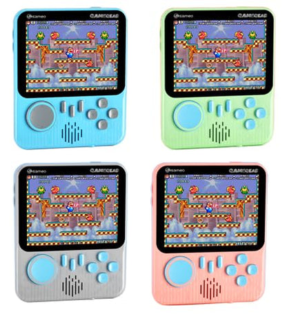 Sameo Gamegear Handheld Video Game Console, Retro Mini Game with 666 Classic Retro Game TV Compatible for Kids, Rechargeable 8 Bit Classi