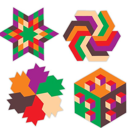 Magnetic Mandala Return Gifts for Birthday Party Bulk, Mandala Magnetics DIY Kit for Kids 5-8 Year, Make 25+ Designs Using Magnetic Shapes