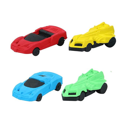 DOMS Non-Toxic Sports Car Shaped Eraser (Pack of 20)