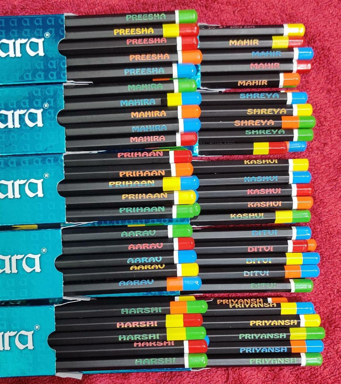 20 Personalised Pencils for Kids