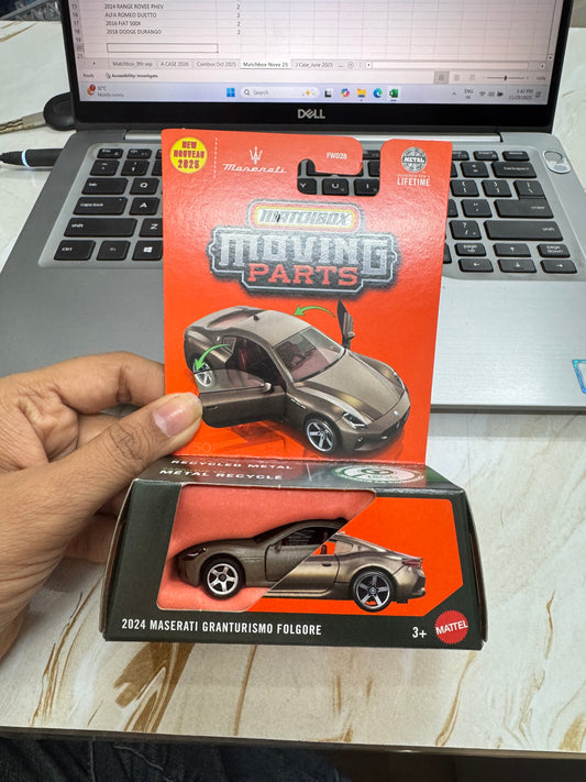 MATCHBOX MOVING PARTS- 2024 MASERATI GRANTURISMO FOLGORE