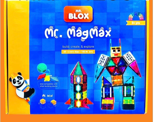 Mr. Blox- Mr.Magmax (65+6BRIX TILES+ MR. BRIX 150)
