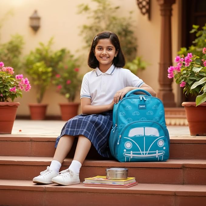 Doms Speedz School Backpack |Car Theme