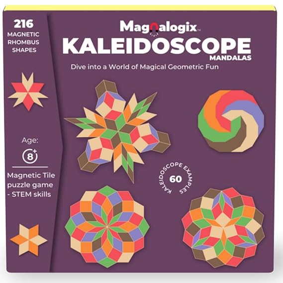 Magnalogix Magnetic Puzzles Kaleidoscope Mandalas