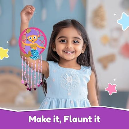 Bloomingo Mermaid Dreamcatcher: DIY Craft Painting Kit for Kids