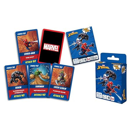 Clash Card Game Spider- Man Edition| Clash in The Marvel Universe for Families and Kids