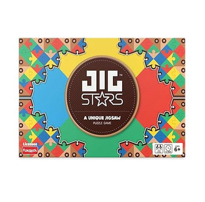 Funskool Games Kid Games, Jigstar, Fun Filled Family Game, A Unique Jigsaw Puzzle Game, 2-4 Players, Ages 6 and Above,