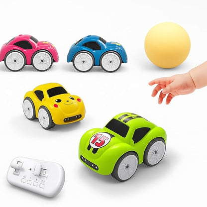 Magic Induction RC Intelligent Sensor Car – 2.4GHz Remote Control Mini Car with Smart Music & LED Lighting, Line Sensing Infrared Following CAr