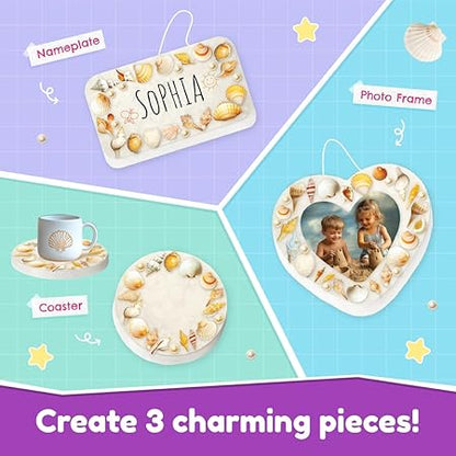 Bloomingo Art & Craft Kit for Shell Creations DIY Craft Kit