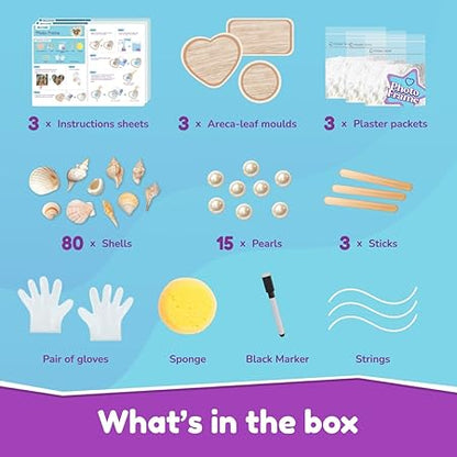 Bloomingo Art & Craft Kit for Shell Creations DIY Craft Kit