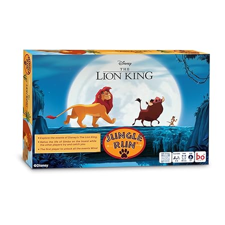 Jungle Run The Lion King Board Game | Relive The Life of Simba On The Board Game for